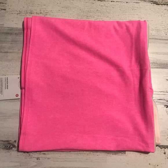 FINAL SALE!!! LULULEMON VINYASA WRAP HPIN HOT HEATHERED PINK INFINITY WRAP SCARF - Picture 2 of 7
